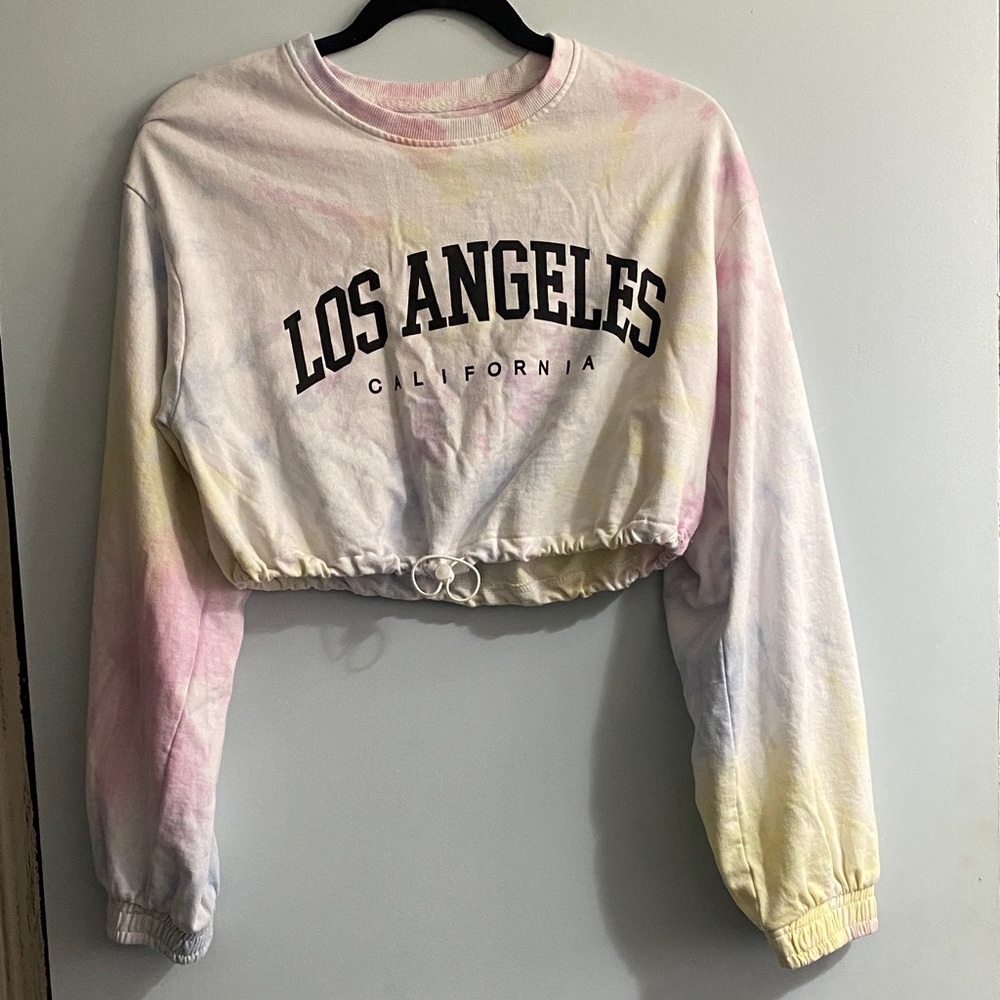 Streetwear Society Pink and White Sweatshirt